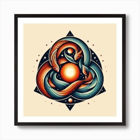 Koi Fish Art Print