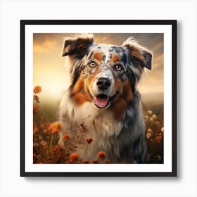 Australian Shepherd 1 Art Print