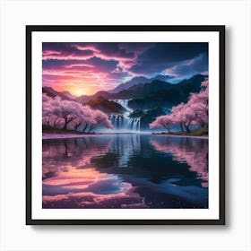 Cherry Blossoms 12 Art Print