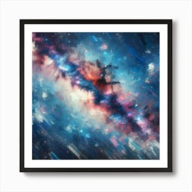 Milky Way Galaxy Art Print