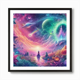 Psychedelic 1 Art Print