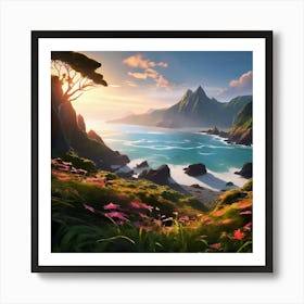 Egmont National Park New Zealand 1 Art Print