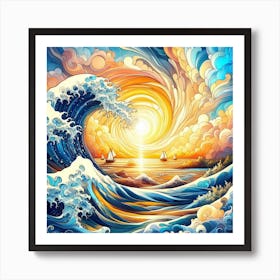 Great Wave Art Print