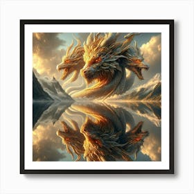 Dragons 2 Art Print