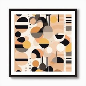 Abstract Circles Art Print