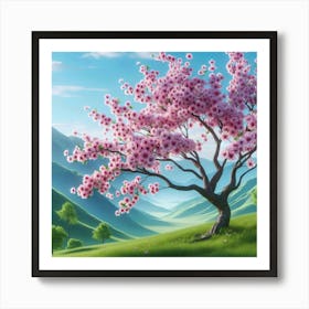 Cherry Blossom Tree 3 Art Print