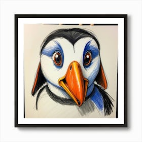 Puffin 6 Art Print