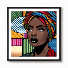 Sade Pop African Woman Art Print