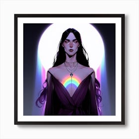 Rainbow Girl Art Print