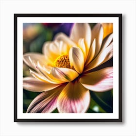 Dahlia Flower 2 Art Print