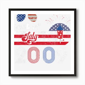 Limited Edition Best Of 2009 13th Birthday American Flag 4th Art Print