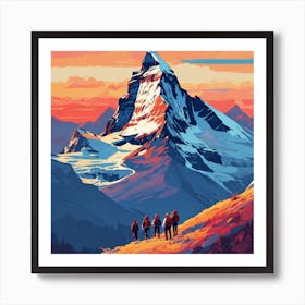 Matterhorn Painting Art Print