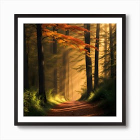 Autumn In The Forest Art Print