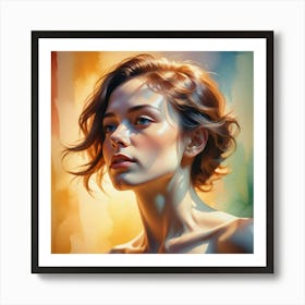 Portrait Of A Woman 71 Art Print