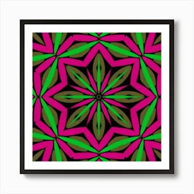 Psychedelic Mandala 35 Art Print