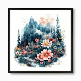 Summer Landscape 007 Art Print