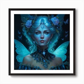 Blue Fairy Art Print