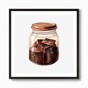 Chocolate In A Jar 8 Art Print