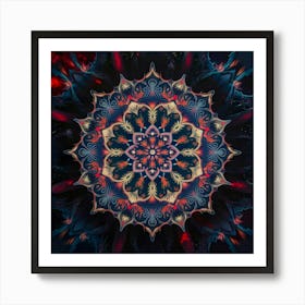 Abstract Mandala Art Print