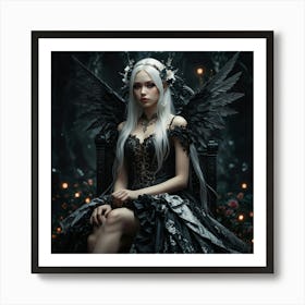 Gothic Fairy 5 Art Print