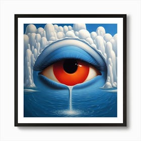 Eye Of Ice Art Print