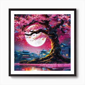 Cherry Blossom Tree 1 Art Print