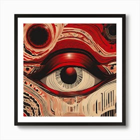 Eye Of Africa Art Print