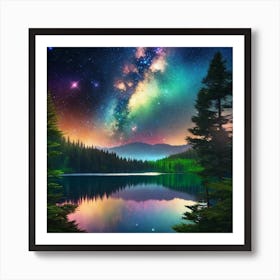 Galaxy Wallpaper 42 Art Print