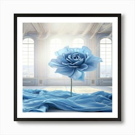 Blue Rose 1 Art Print