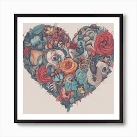 Heart Of Love Art Print