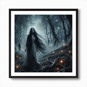 Dark Forest 2 Art Print