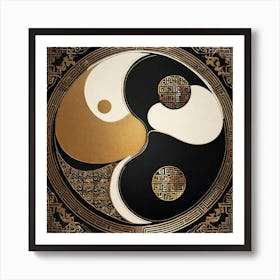 Yin Yang 18 Art Print