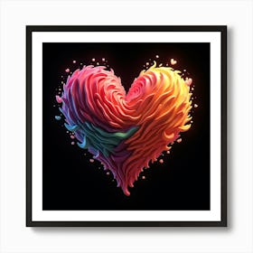 Heart Of Love Art Print