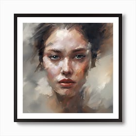 Portrait Of A Woman 1 Art Print