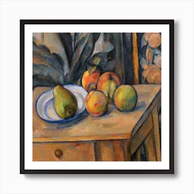 The Large Pear, Paul Cézanne Art Print