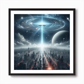 Space City 1 Art Print