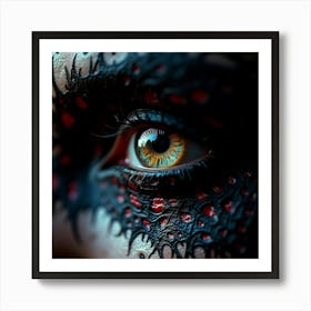 Woman'S Eye Art Print