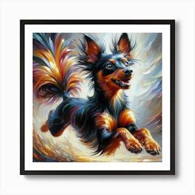 Funny dog 2 Art Print