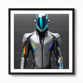 Futuristic Suit 15 Art Print