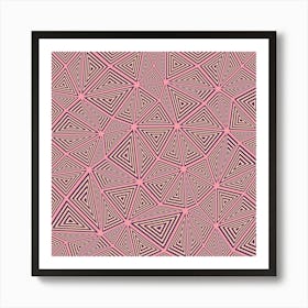 Triangle Background Abstract 1 Art Print