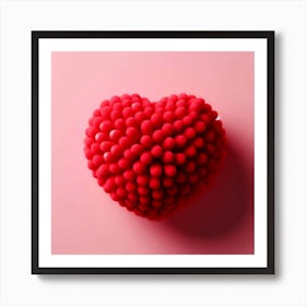 Red Heart 1 Art Print