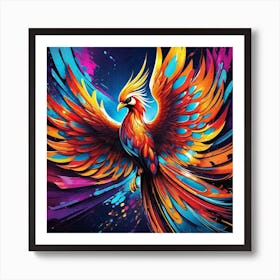 Phoenix Bird 2 Art Print