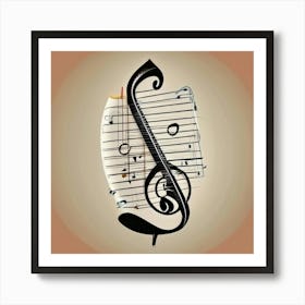 Music Note Art Print