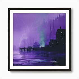 Purple Night Art Print