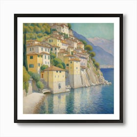 Malcesine Am Gardasee 1913 Gustav Klimt Art Print 1 Art Print