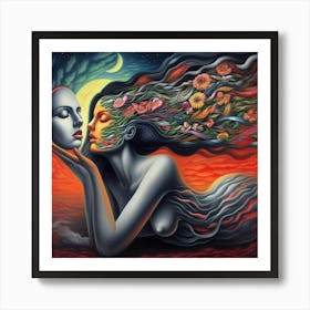 Dream Of The Moon Art Print