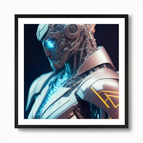 Ciborg Cyberpunk Robot (165) Art Print