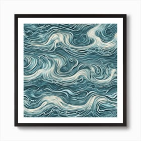 Sea Waves Art Print