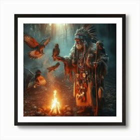 Native American Indian Art Print