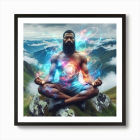 Meditation Man Art Print